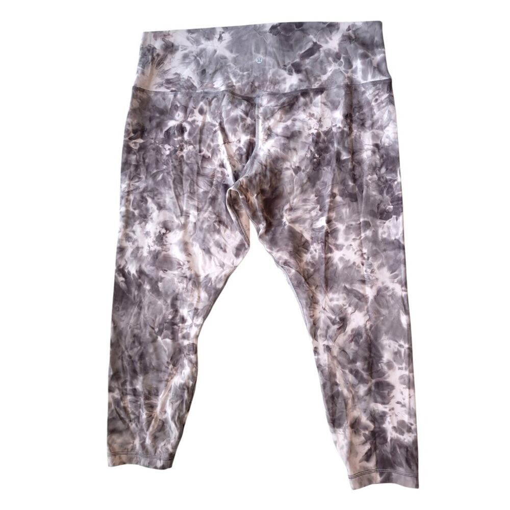 Lululemon Align High-Rise Pant 25" Diamond Dye Mink Bery Lunar Rock Shadow Sz 20 - Picture 5 of 9